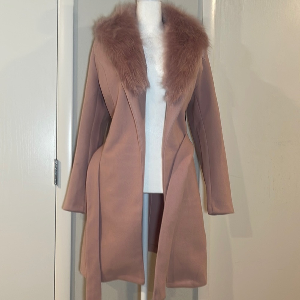 Luxury faux coat
